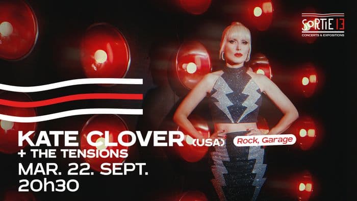 Affiche, KATE CLOVER + The Tensions en concert