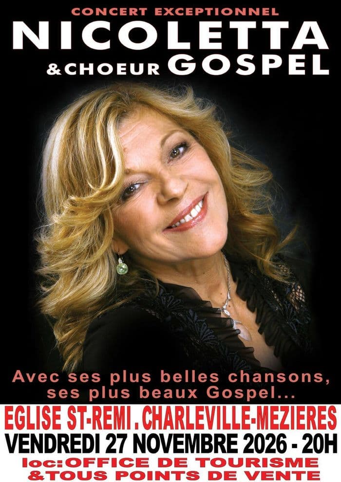 Affiche, Concert de Nicoletta - Norma.prod