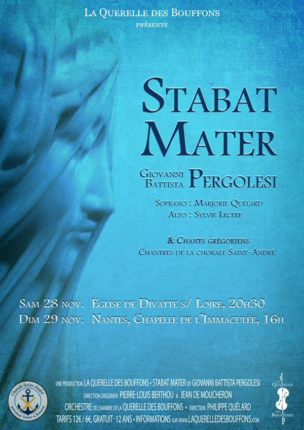 Affiche, Stabat Mater de Pergolese