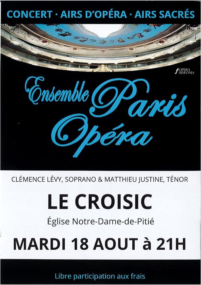 Affiche, Concert à l'Église - Ensemble Opéra Paris