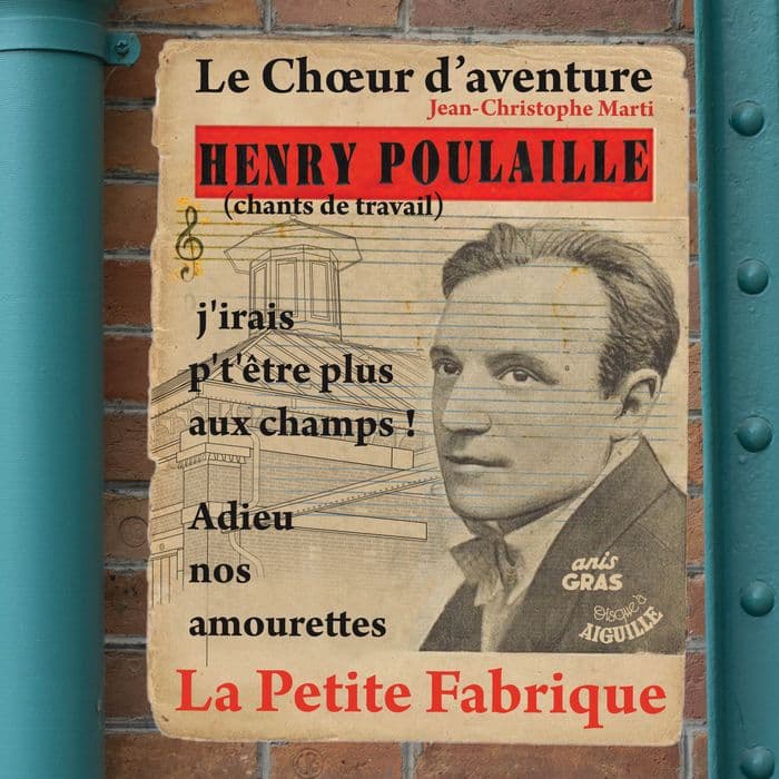 Affiche, Concert du Choeur d'Aventure Henry Poulaille