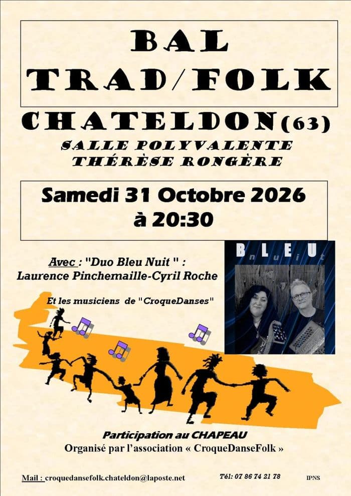 Affiche, Bal Trad Folk