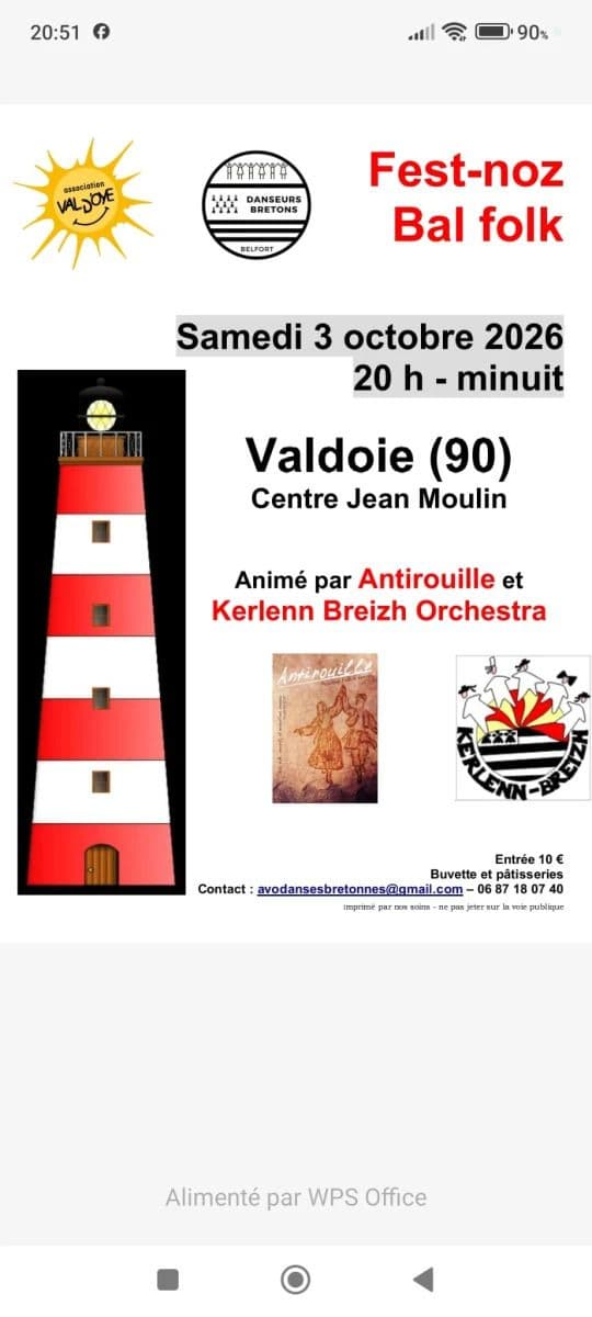Affiche, Fest noz bal folk