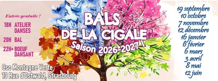 Affiche, Bal de la Cigale