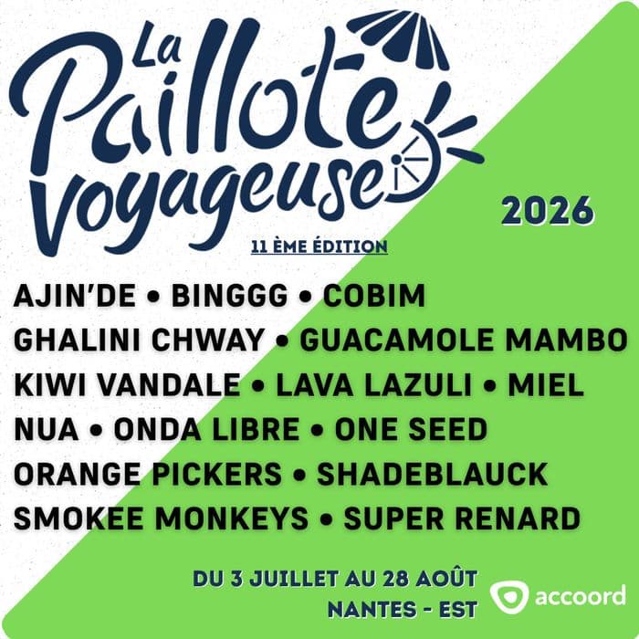 Affiche, La Paillote Voyageuse 2026 #6 : Shadeblauck + Miel
