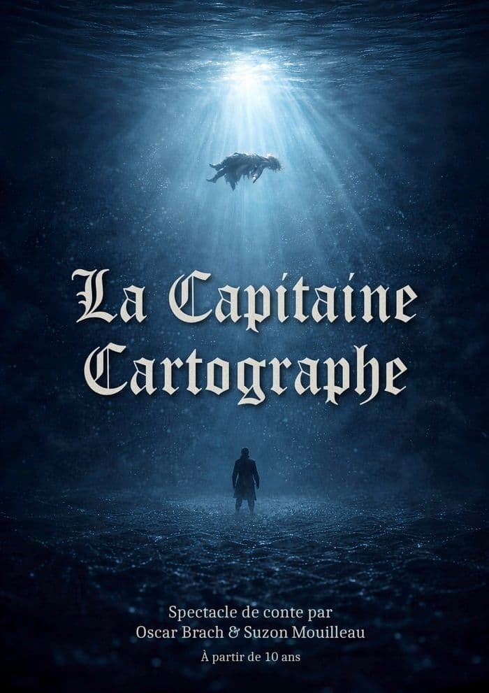 Affiche, La Capitaine Cartographe