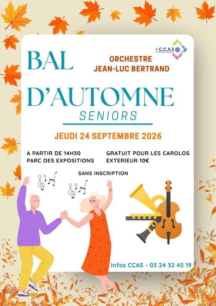Affiche, Bal d'automne des seniors