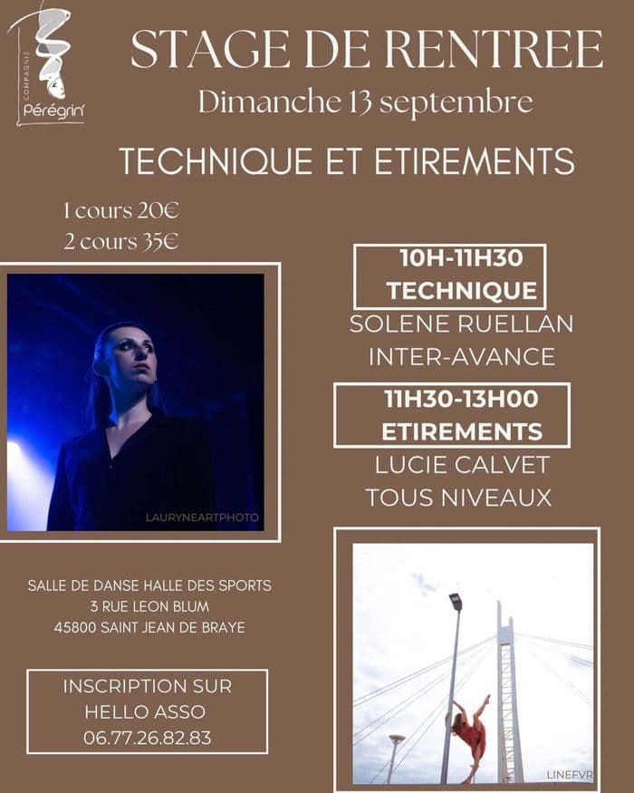 Affiche, Danse Technique & Étirements