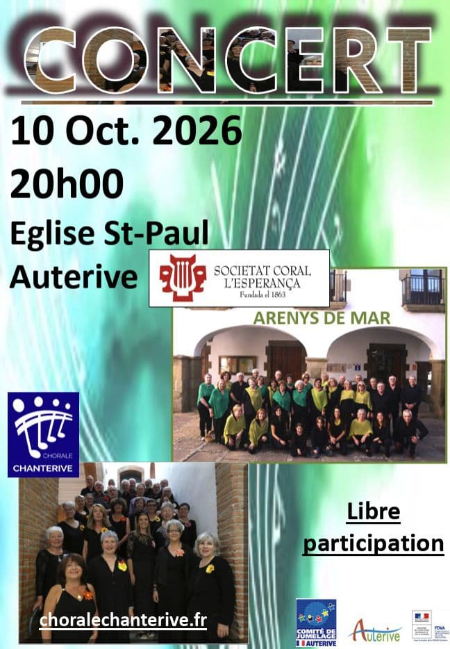 Affiche, Rencontre et Concert