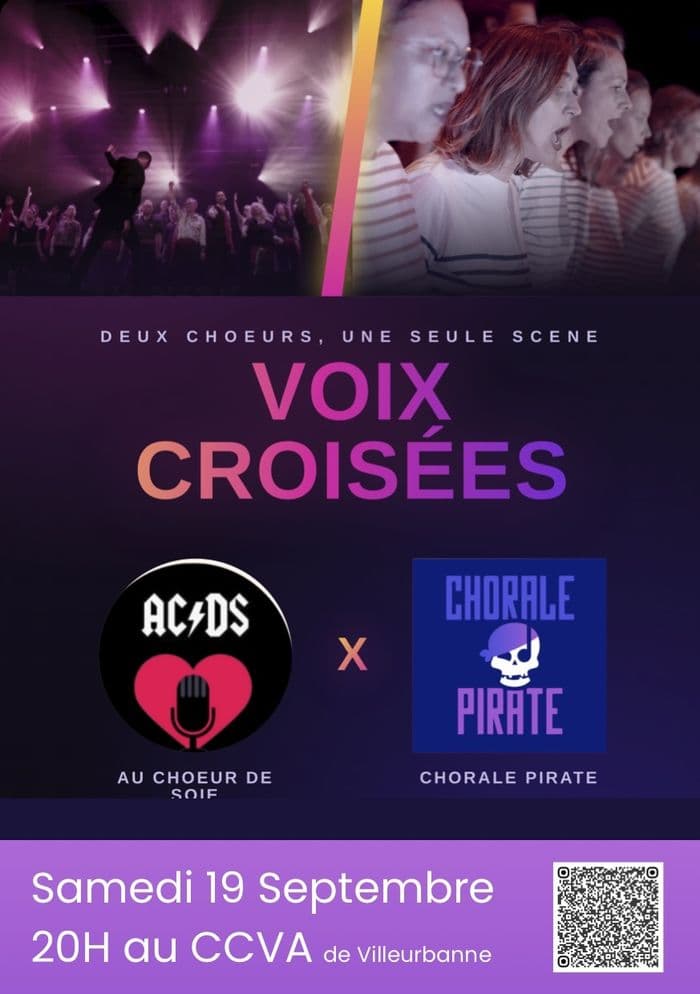Affiche, Concert Pop Vocal : voix Croisées