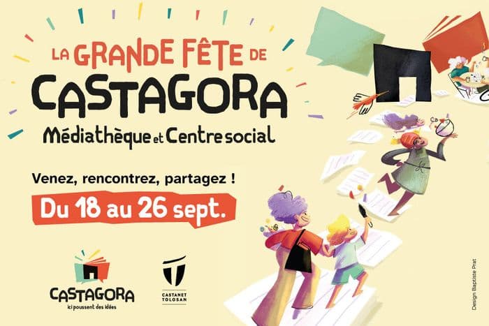 Affiche, Une grande fête pour l’ouverture de Castagora !