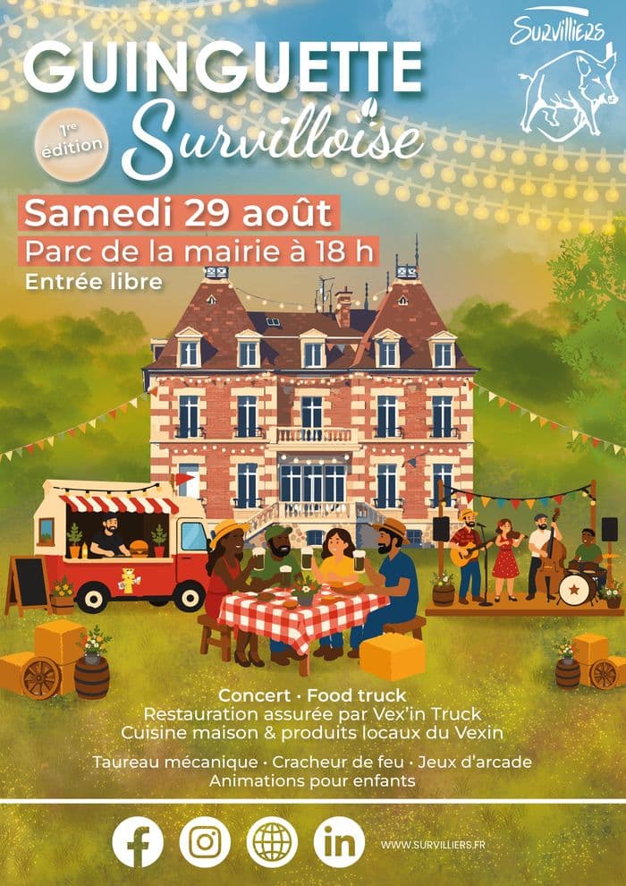 Affiche, La Guinguette survilloise