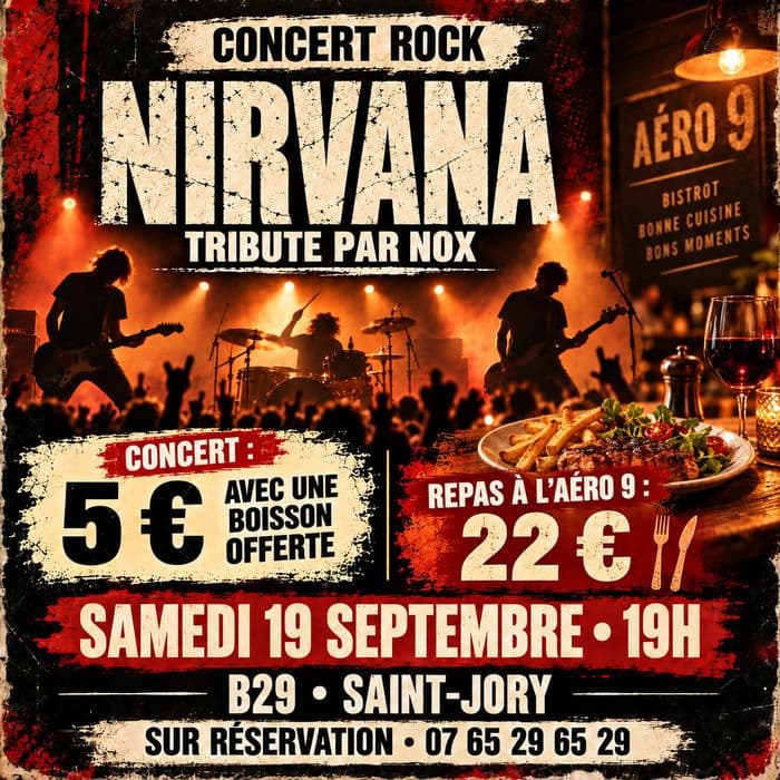 Affiche, Concert Nirvana