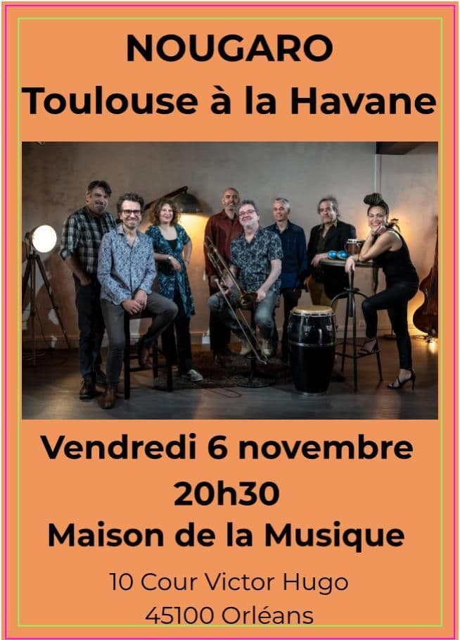 Affiche, NOUGARO - Toulouse à la Havane