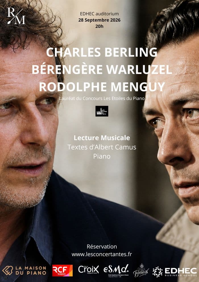 Affiche, Charles Berling lit Camus