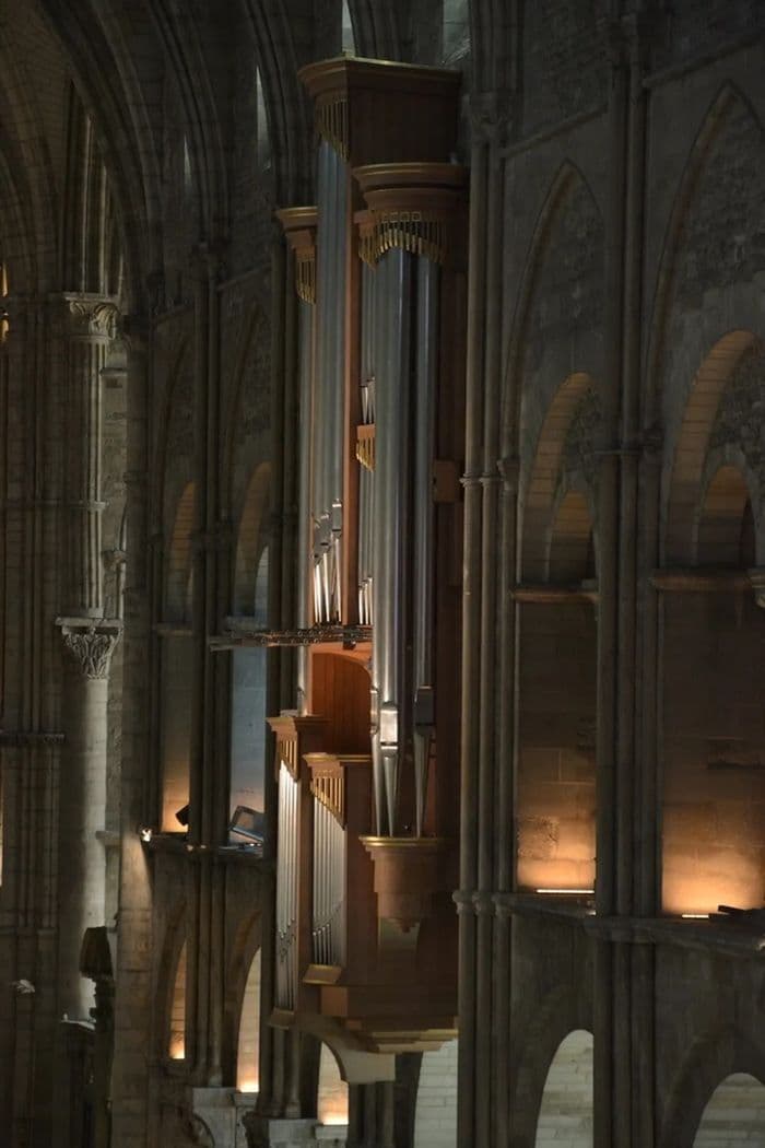 Affiche, Concert-découverte trompette et orgue à la basilique Saint-Remi