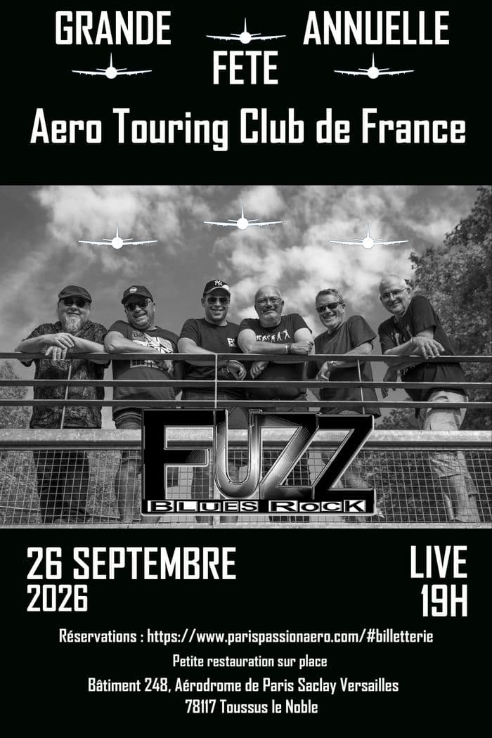 Affiche, FUZZ à l'aérodrome de Toussus