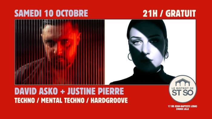 Affiche, David Asko + Justine Pierre