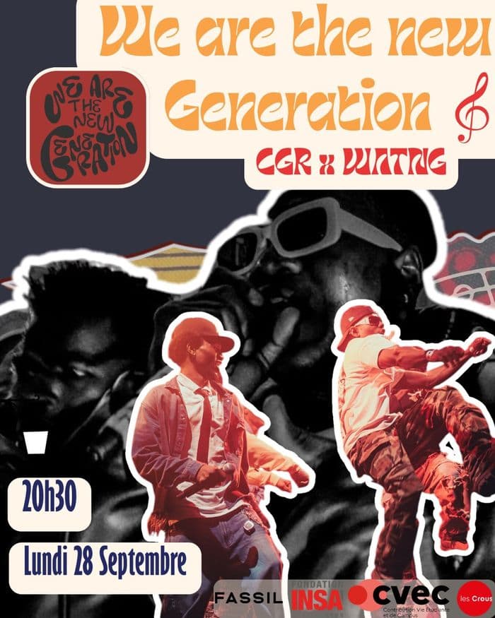 Affiche, Concert - WE ARE THE NEW GENERATION