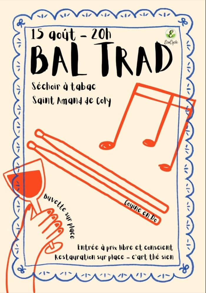 Affiche, Bal Trad