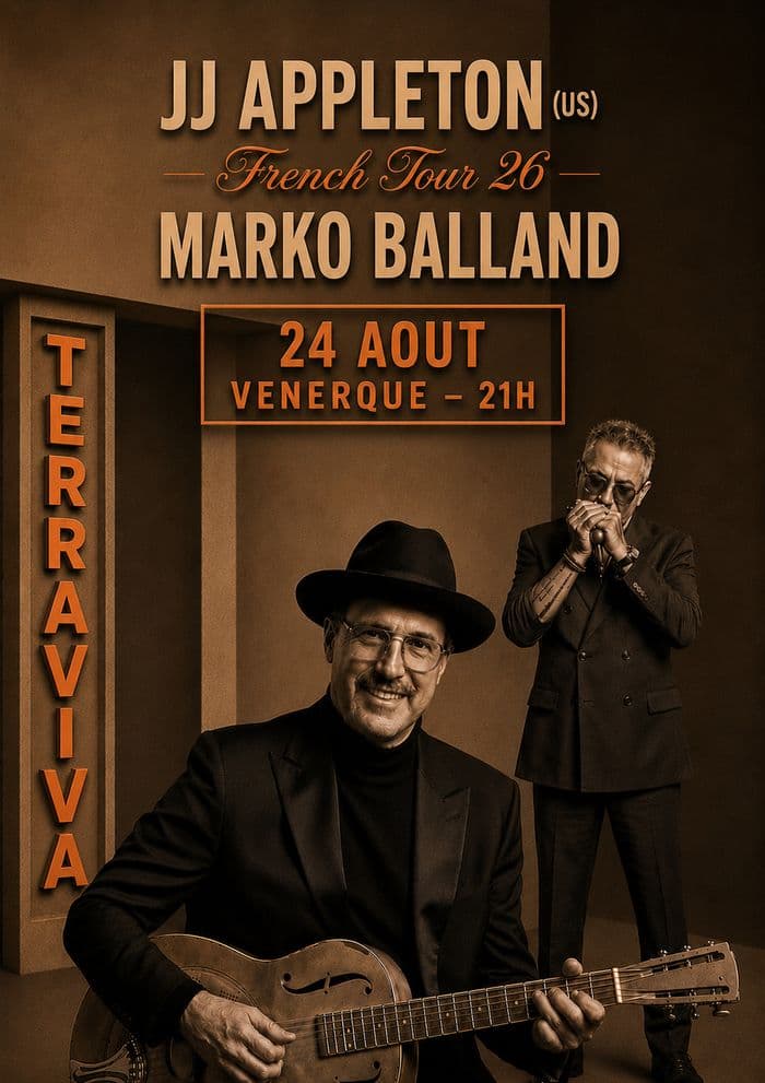 Affiche, Concert JJ Appleton & Marko Baland (Blues)
