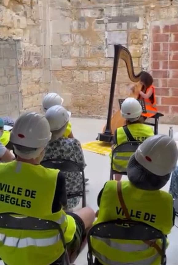 Affiche, Nuit des Bibliothèques : Concert de chantier