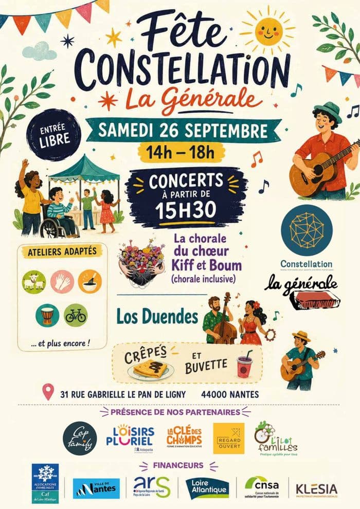 Affiche, Journée festive Constellation et la Générale