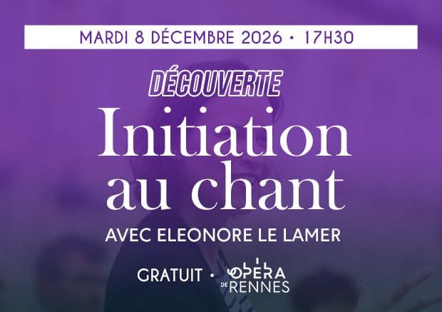 Affiche, [DECOUVERTE]- Initiation au chant lyrique