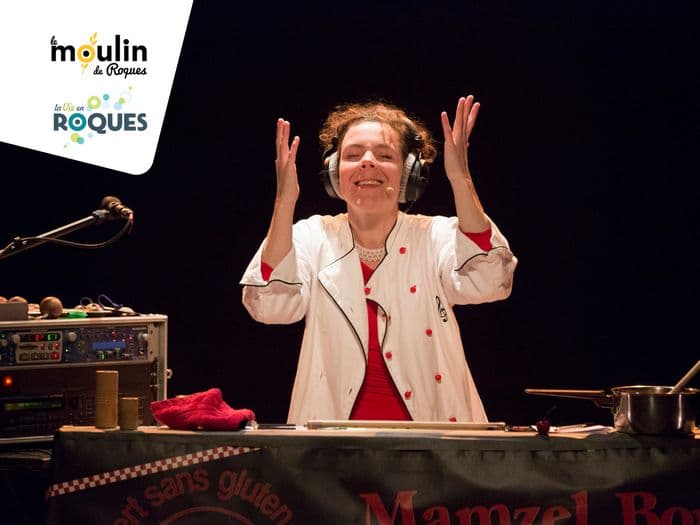 Affiche, Mamzel Bou, concert sans gluten – Marlène Bouniort – Cie D.N.B