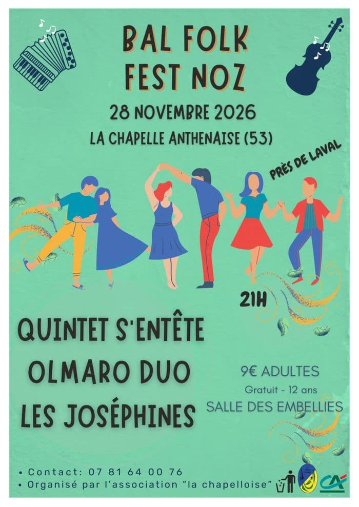 Affiche, Bal Folk - Fest Noz