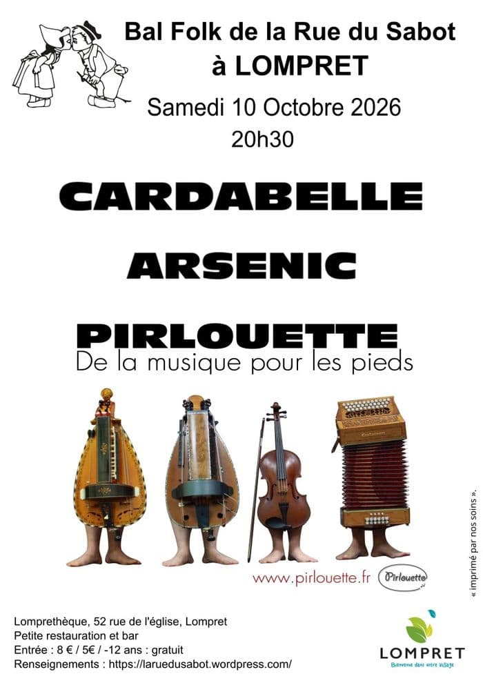 Affiche, Bal de la Rue du Sabot