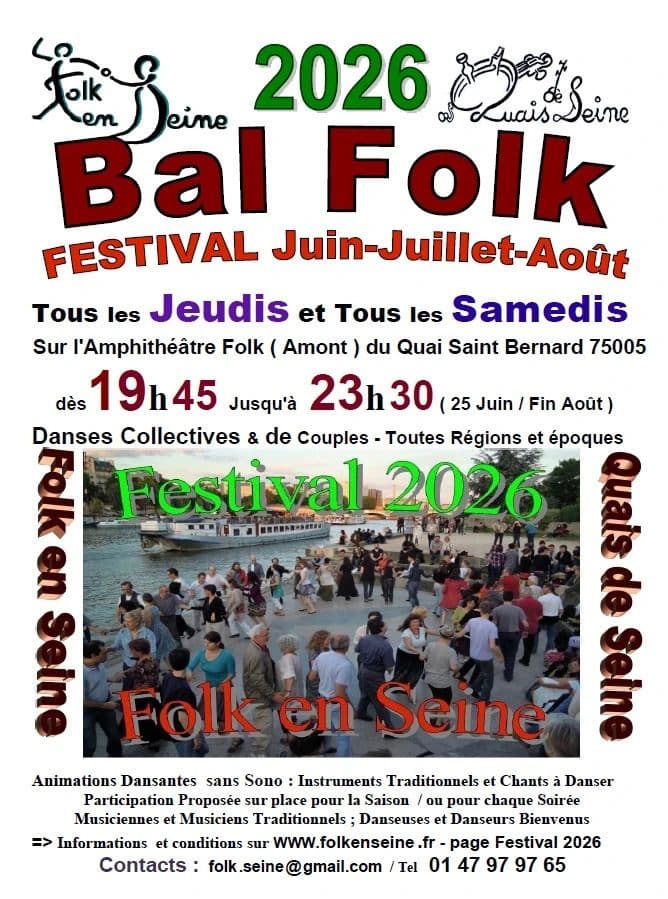 Affiche, Festival Folk en Seine 2026