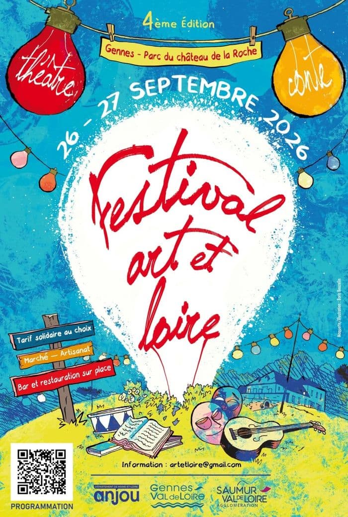 Affiche, Saltimbal au festival Art et Loire
