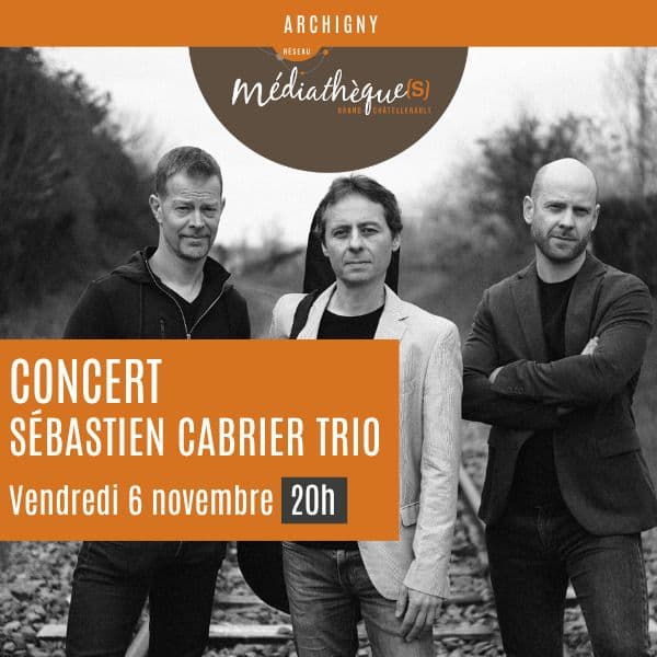 Affiche, Concert : Sébastien Cabrier trio