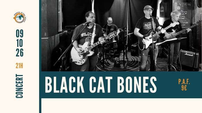 Affiche, BLACK CAT BONES ➤ Les Marins d'Eau Douce ➤ Ramonville