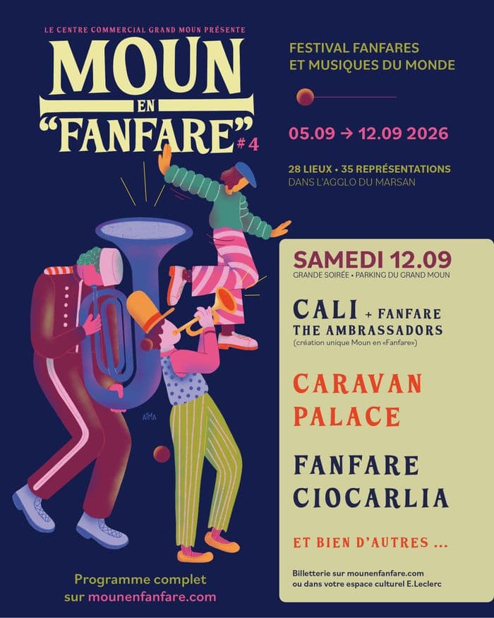 Affiche, La Grande Soirée du Moun en « Fanfare » #4