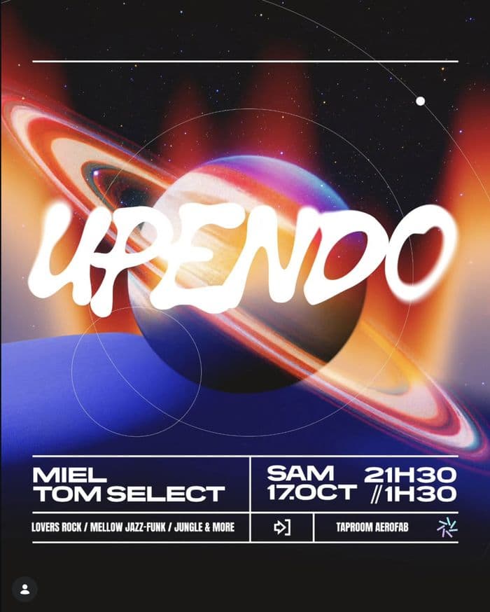 Affiche, UPENDO - TOM SELECT x MIEL