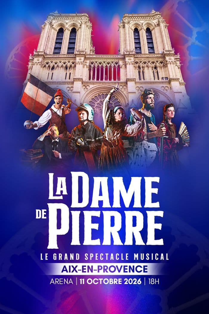 Affiche, La Dame de Pierre, le Spectacle musical