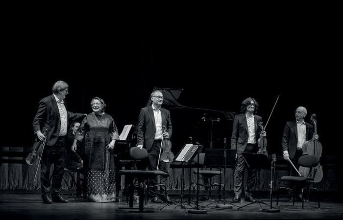 Affiche, Elisabeth Leonskaja et le Quatuor Danel reviennent !