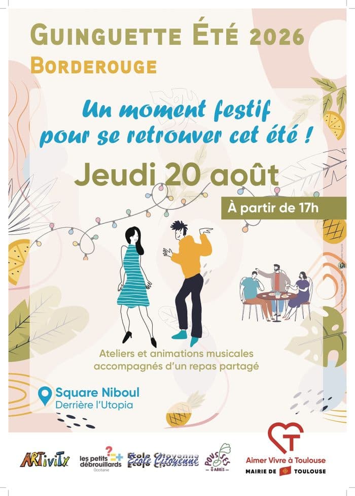 Affiche, Guinguette d'été - Square Niboul