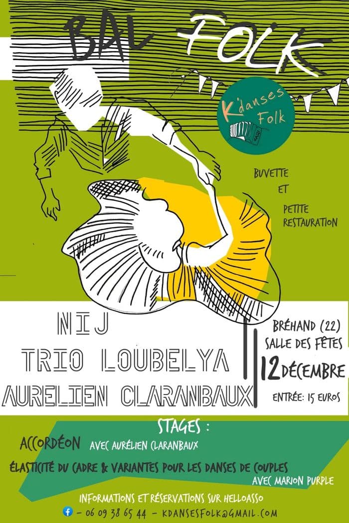Affiche, bal folk