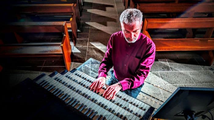 Affiche, Les Estivales de l'Orgue : Henri-Franck Beaupérin et l'orgue Gulliver