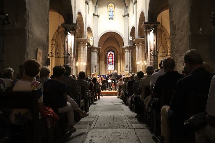 Affiche, Concert de l'Orchestre National d'Auvergne dans l'église Notre-Dame de Chamalières