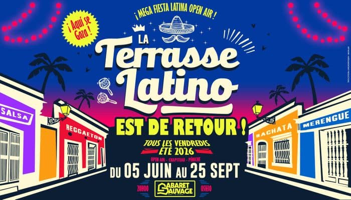 Affiche, La Terrasse Latino • Closing