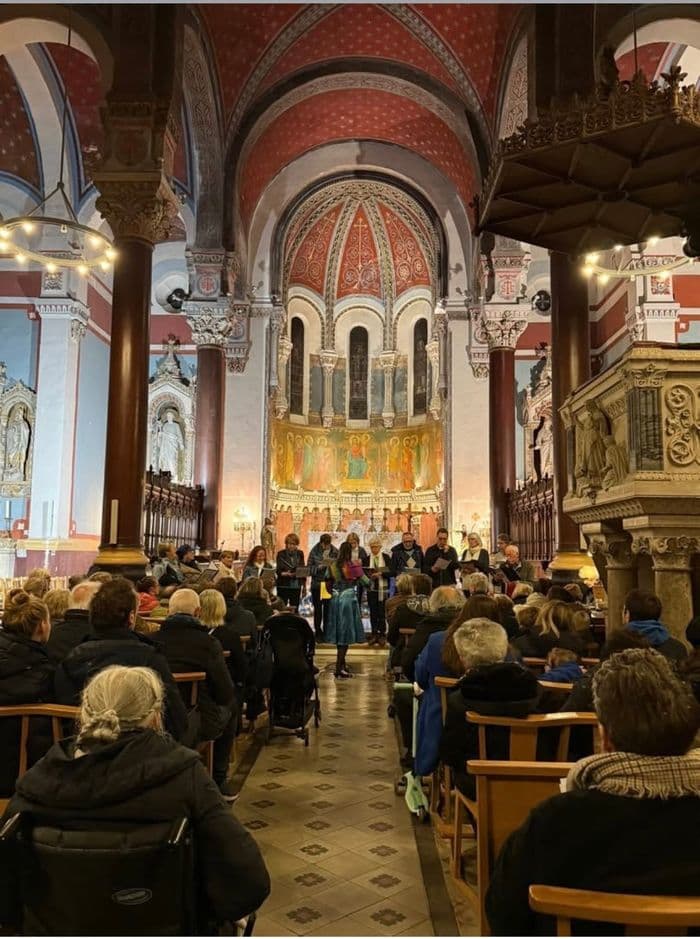 Affiche, Chorale dans l'église de Couzon au Mont d'Or
