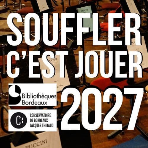 Affiche, Souffler c'est jouer ! - Concerts examens