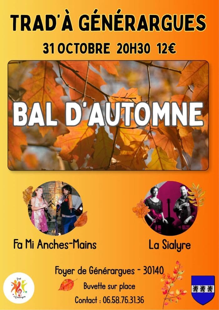 Affiche, Bal d'automne