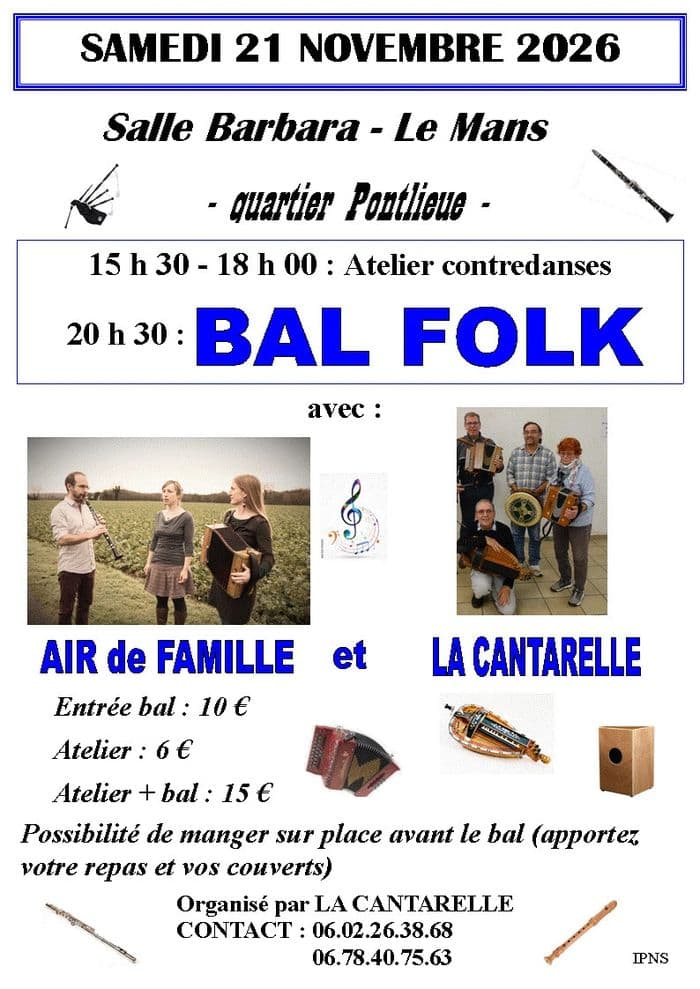 Affiche, Bal Folk