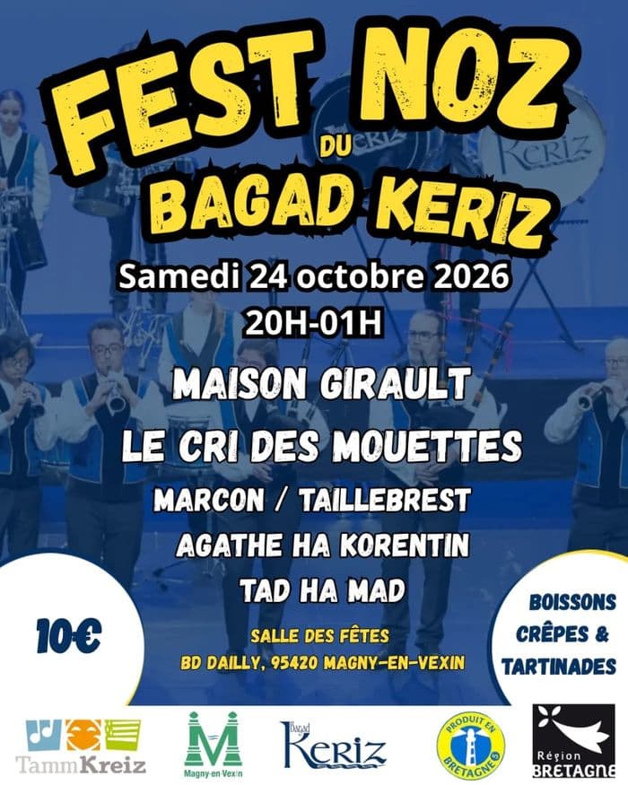 Affiche, Fest noz à Magny-en-vexin