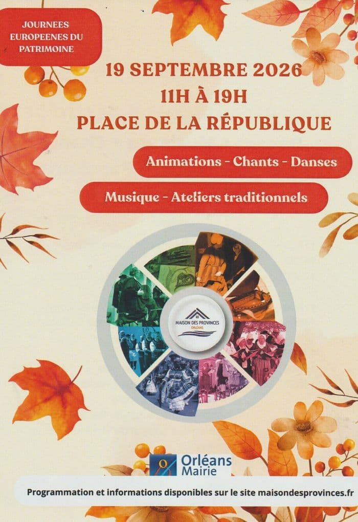 Affiche, Animations Journées du Patrimoine
